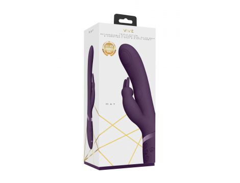 Wibrator króliczek Vive May Pulse Wave fioletowy USB