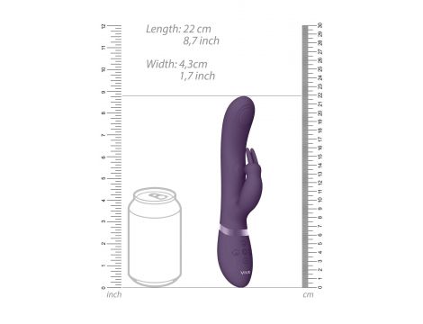 Wibrator króliczek Vive May Pulse Wave fioletowy USB - 6