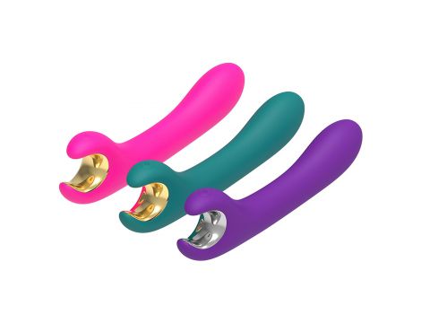 Stymulator łechtaczki Mermaid zielony silikonowy USB Joy - 6