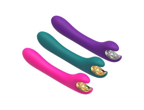 Stymulator łechtaczki Mermaid zielony silikonowy USB Joy - 8