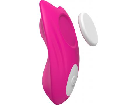 Stymulator łechtaczki Catch Joy różowy z klipem do majtek USB - 9