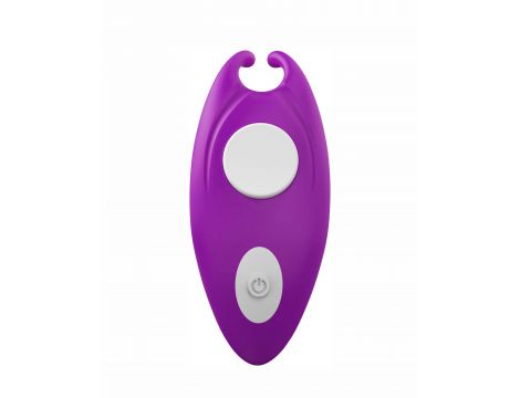 Stymulator łechtaczki do majtek Joy fioletowy z pilotem USB - 3