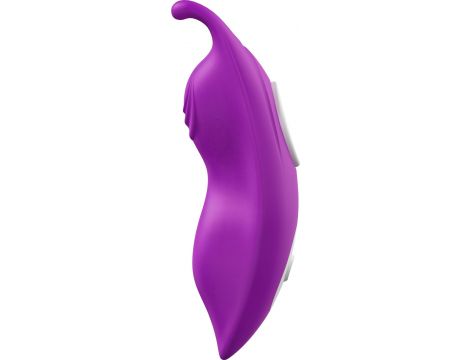 Stymulator łechtaczki do majtek Joy fioletowy z pilotem USB