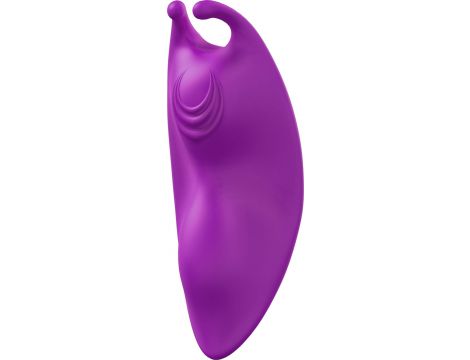 Stymulator łechtaczki do majtek Joy fioletowy z pilotem USB - 5