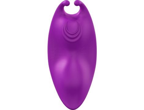 Stymulator łechtaczki do majtek Joy fioletowy z pilotem USB - 7