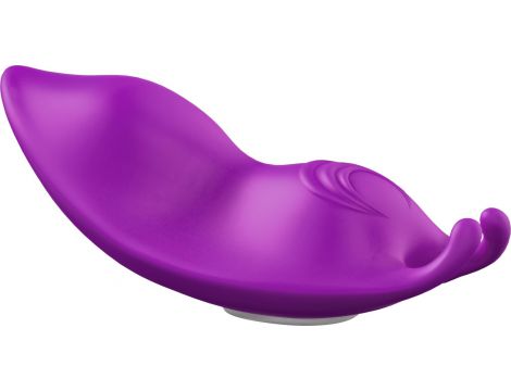 Stymulator łechtaczki do majtek Joy fioletowy z pilotem USB - 9