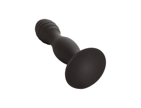 Korek analny silikonowy żebrowany Calexotics czarny - 7