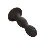Korek analny silikonowy żebrowany Calexotics czarny - 7