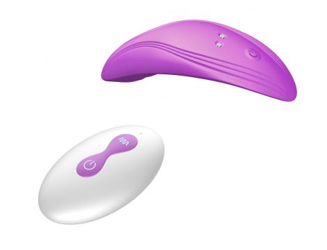 Wibrator mini silikonowy B Series Cute fioletowy USB - 2