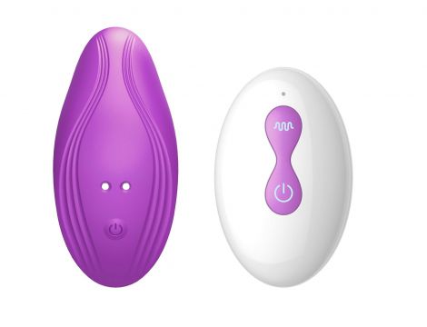 Wibrator mini silikonowy B Series Cute fioletowy USB - 3