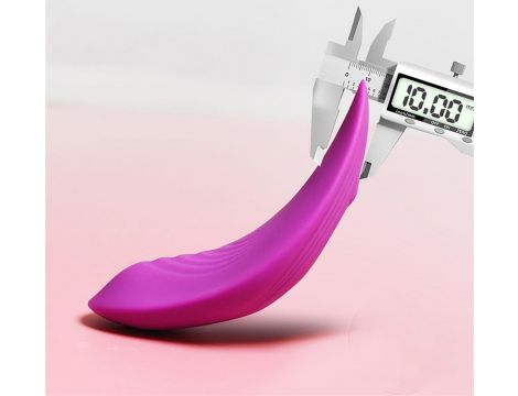 Wibrator mini silikonowy B Series Cute fioletowy USB - 11