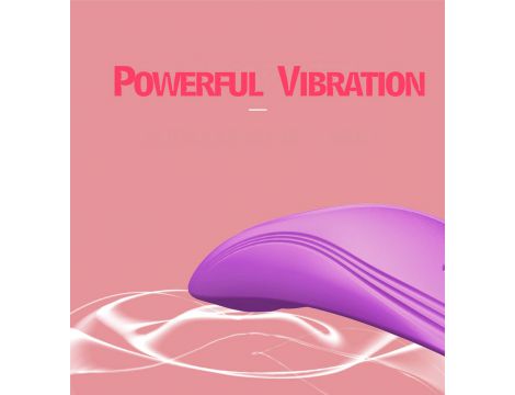 Wibrator mini silikonowy B Series Cute fioletowy USB - 12