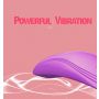 Wibrator mini silikonowy B Series Cute fioletowy USB - 13