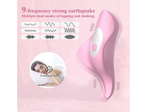 Stymulator łechtaczki do majtek B Series Cute różowy - 14
