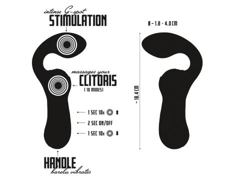 Wibrator punktu G Your New Favourite silikonowy USB 18 cm - 12